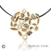 Penjoll FILAM Opal sint. Esmalt gris (Ag.925/Au 5 mic.)