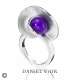 Ring OISO II Amethyst (Ag.925) Limited Edition
