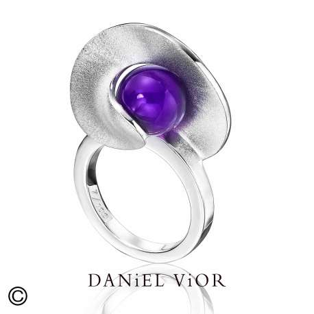 Ring OISO II Amethyst (Ag.925) Limited Edition