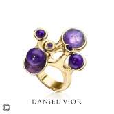 Ring ECTO-O Amethyst (Ag.925/Au 5 mic.)