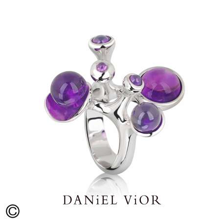 Ring ECTO-O Amethyst (Ag.925)