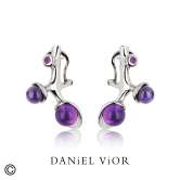 Earrings ECTO-O Amethyst (Ag.925)
