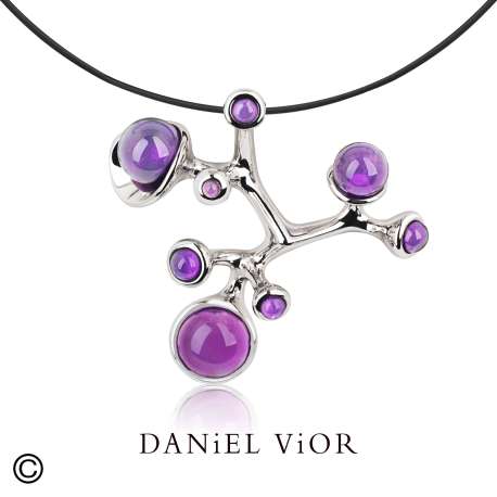 Pendant ECTO-O Amethyst (Ag.925)