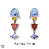 Arracades DIATOMEAS Esmalts varis (Ag.925)