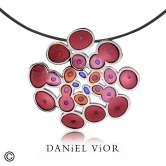 Penjoll RUSC Esmalt granate (Ag.925)