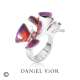 Anillo ALGA Esmalte rojo (Ag.925)