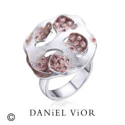 Ring ESPONJA Garnet Enamel (Ag.925)