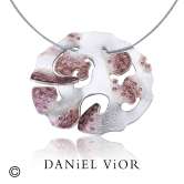 Pendant ESPONJA Garnet Enamel (Ag.925)