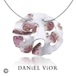 Pendant ESPONJA Garnet Enamel (Ag.925)