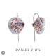Earrings PESSIC Red/violet enamel (Ag.925)