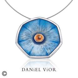 Pendant SET PLECS Blue Enamel (Ag.925)