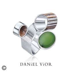 Ring TUBS Jade Enamel (Ag.925)