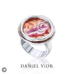 Ring KOY Garnet Enamel (Ag.925)