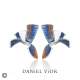 Pendientes ALGA Esmalte azul (Ag.925)